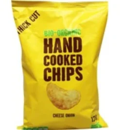 Trafo Chips handcooked kaas & ui bio (125 gr)