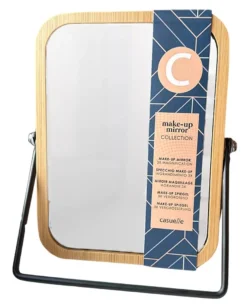 Treffina Bamboe Make-up Spiegel 3x Vergroot (1 stuk)