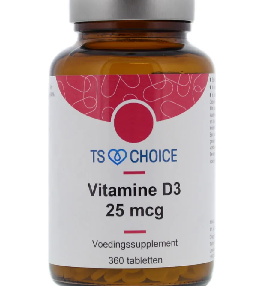 TS Choice Vitamine D3 25mcg (360 tabletten)