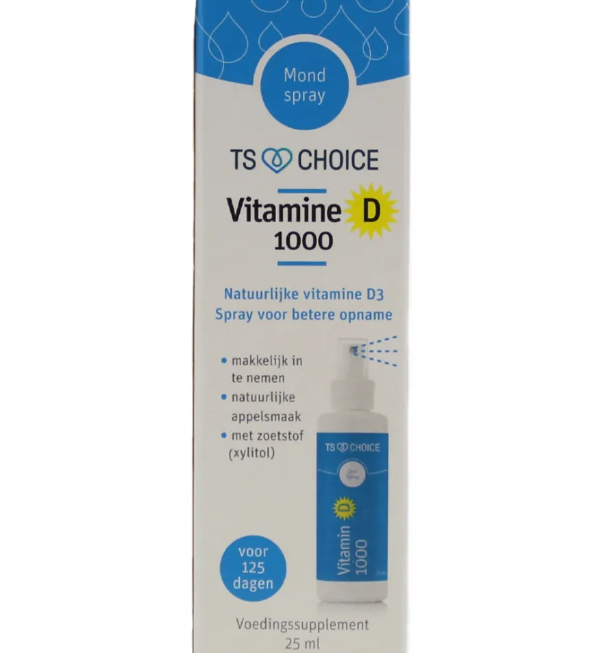 TS Choice Vitaminespray vitamine D 1000 (25 ml)