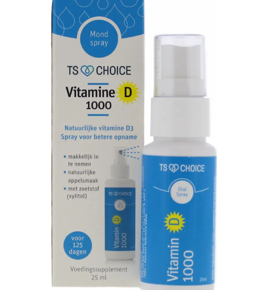 TS Choice Vitaminespray vitamine D 1000 (25 ml)