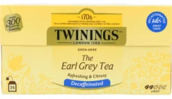 Twinings Earl Grey Thee Decaffeinated (25 zakjes)