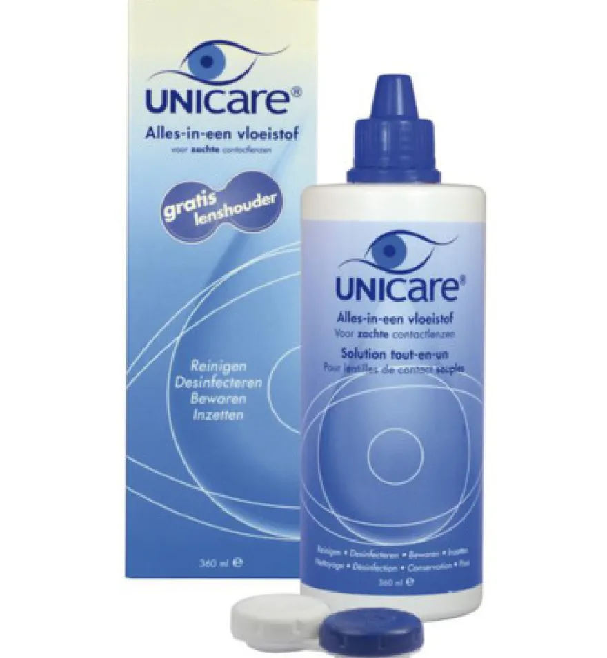 Unicare Alles in een zachte lenzenvloeistof (360 ml)