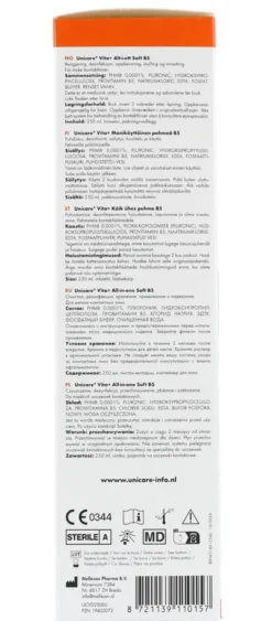 Unicare Vita+ Alles-in-een Lenzenvloeistof voor Zachte Contactlenzen (250 ml)