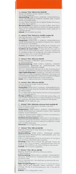 Unicare Vita+ Alles-in-een Lenzenvloeistof voor Zachte Contactlenzen (250 ml)