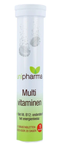 Unipharma Multivitaminen (20 bruistabletten)