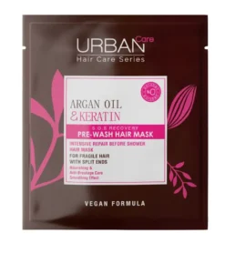 Urban Care Argan Oil & Keratin Pre-wash Hair Mask (50 ml)