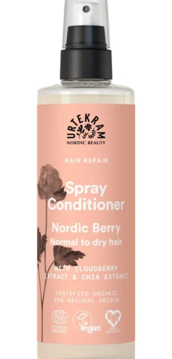 Urtekram Nordic Berry Spray Conditioner Voor Normaal/Droog Haar (250 ml)