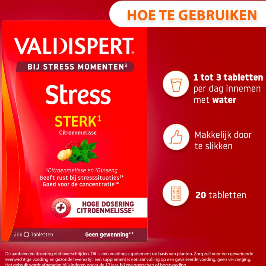 Valdispert Stress moments sterk (20 stuks)