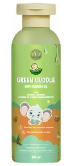 Vanan Green Cuddle Baby Massage Oil (200 ml)