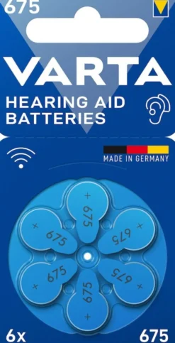 Varta Gehoorapparaat Batterijen Type (6 stuks)