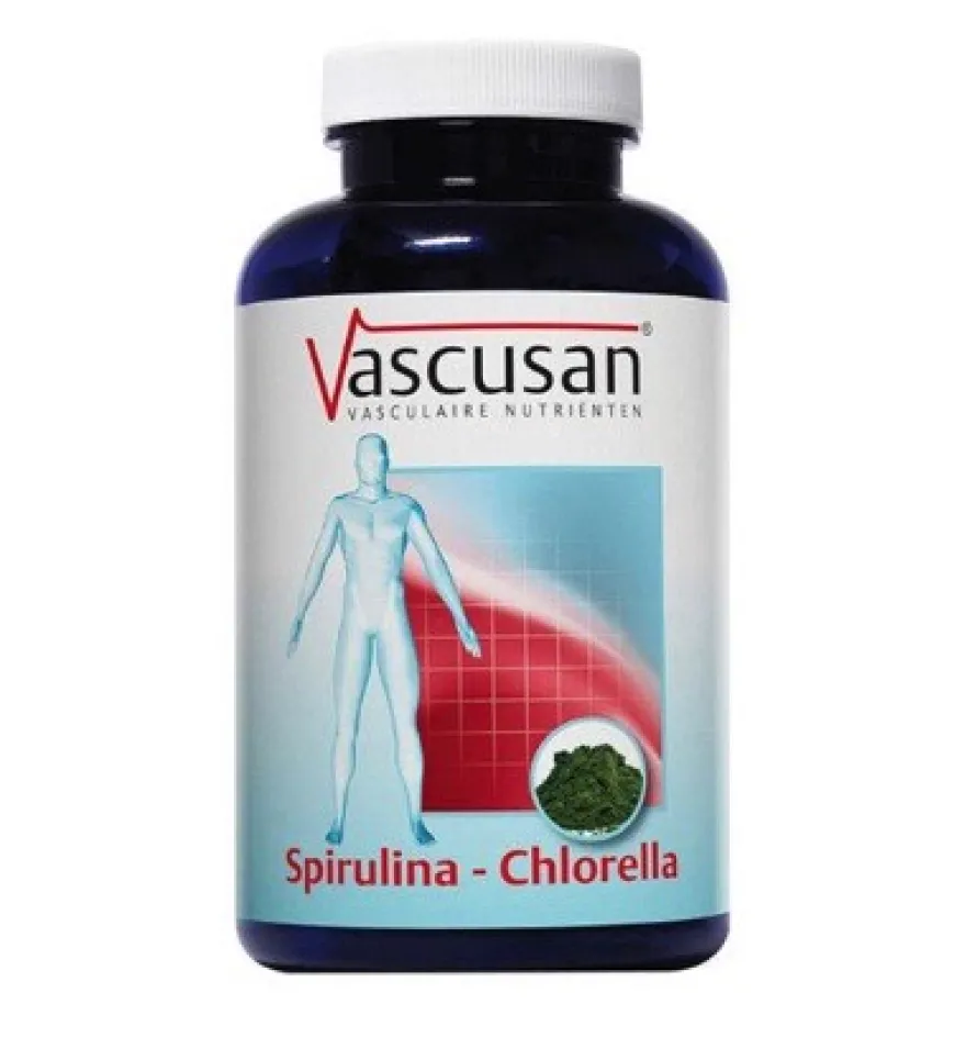 Vascusan Spirulina chlorella (500 tabletten)