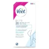 Veet Pure Koude Wasstrips Benen Normaal Huid (20 stuks)