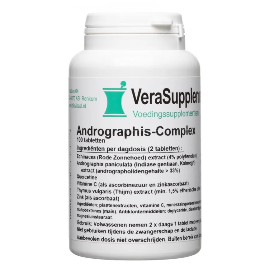Verasupplements Andrographis Complex Tabletten (100 tabletten)