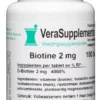 Verasupplements Biotine 2 Mg Tabletten (100 tabletten)