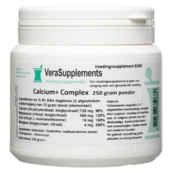 Verasupplements Calcium+ Complex Poeder (250 gr)