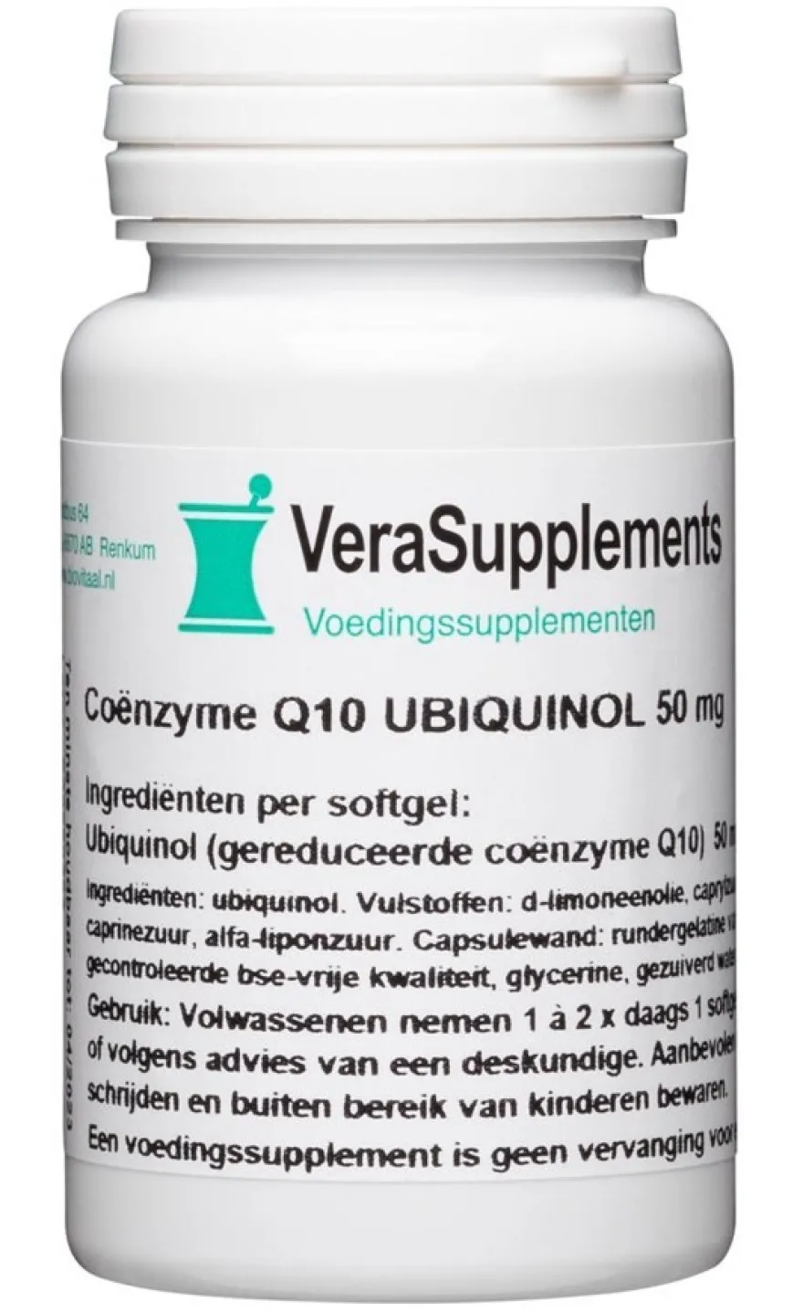 Verasupplements Coënzyme Q10 50mg Capsules (60 capsules)