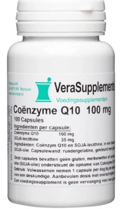 Verasupplements Coënzyme Q10 100 Mg Capsules (100 capsules)