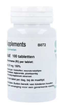 Verasupplements Ijzerbisglycinaat Tabletten (100 tabletten)