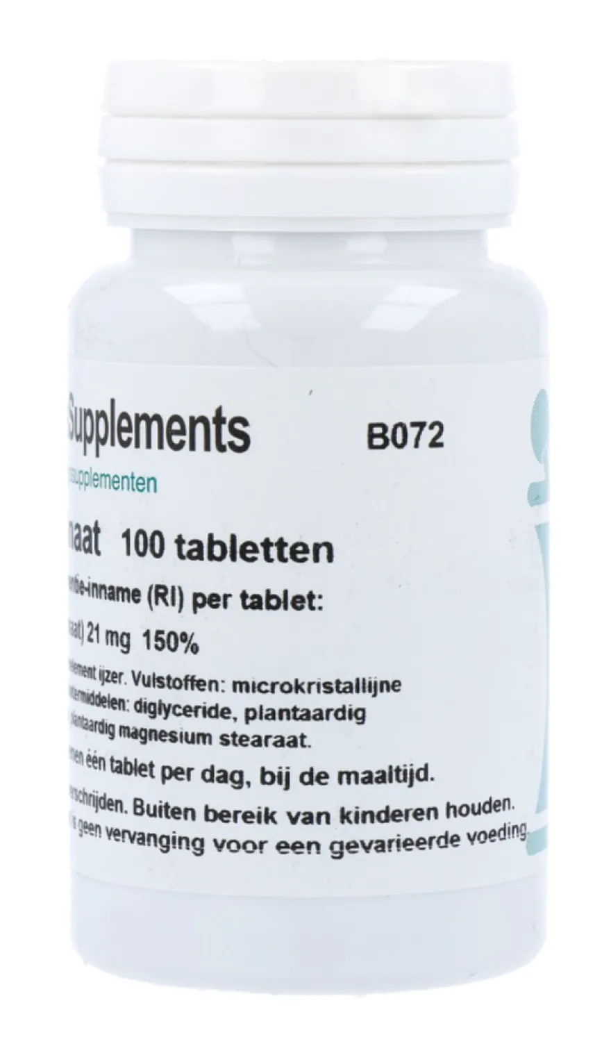 Verasupplements Ijzerbisglycinaat Tabletten (100 tabletten)