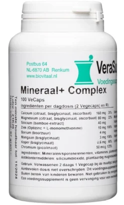 Verasupplements Mineraal+ Complex Capsules (100 capsules)