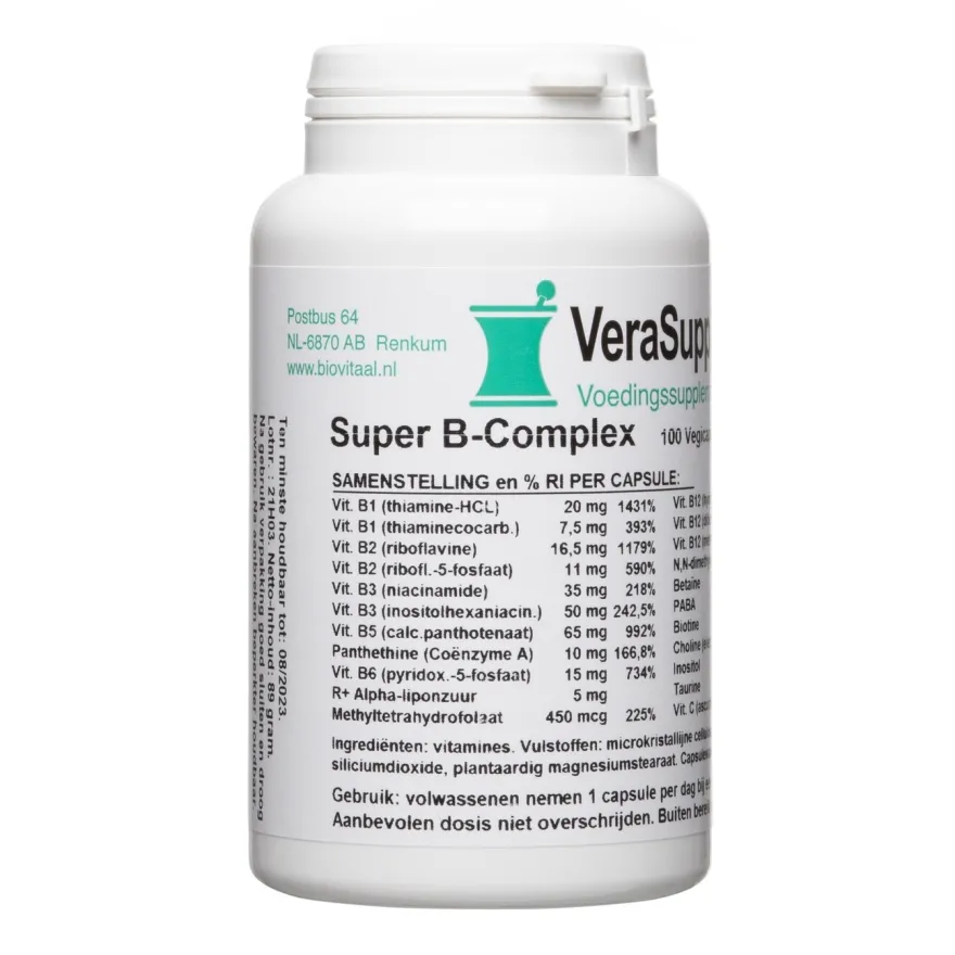Verasupplements Super B Complex Capsules (100 capsules)