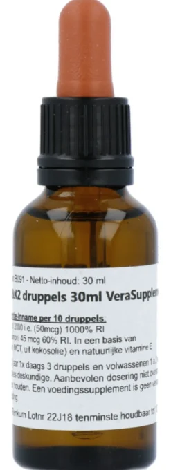Verasupplements Vitamine D3 & K2 Druppels (30 ml)
