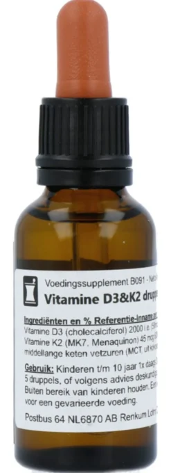 Verasupplements Vitamine D3 & K2 Druppels (30 ml)