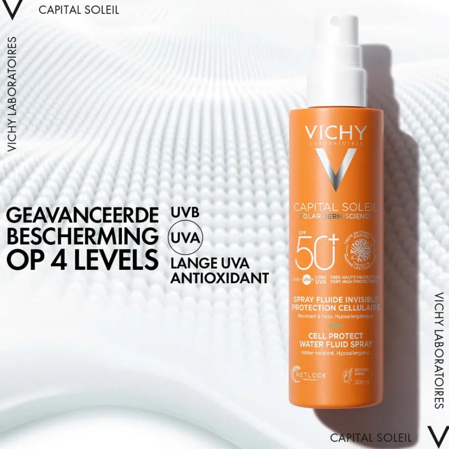 Vichy Capital Soleil Cell Protect Fluid Spray SPF50+ (200 ml)