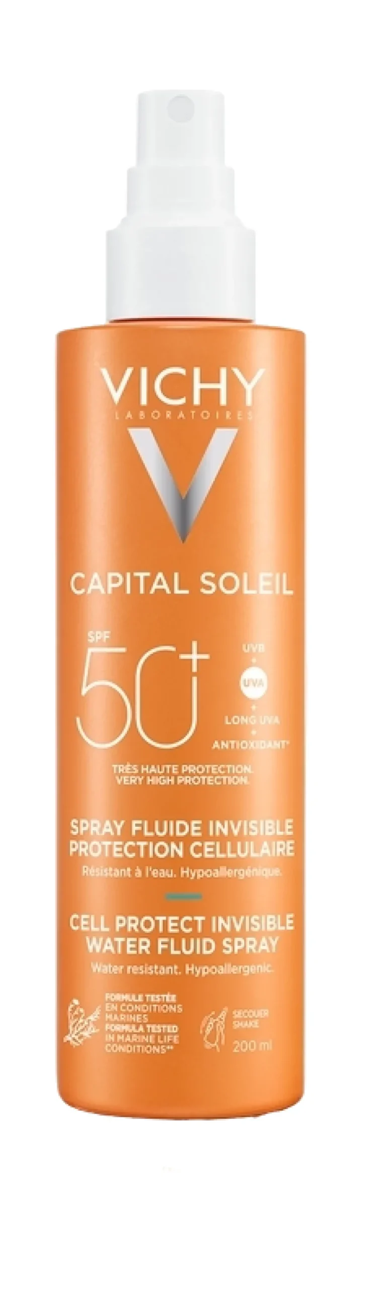 Vichy Capital Soleil Cell Protect Fluid Spray SPF50+ (200 ml)