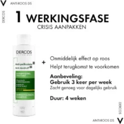 Vichy Dercos Anti-dandruff Shampoo Itchy Scalp (390 ml)