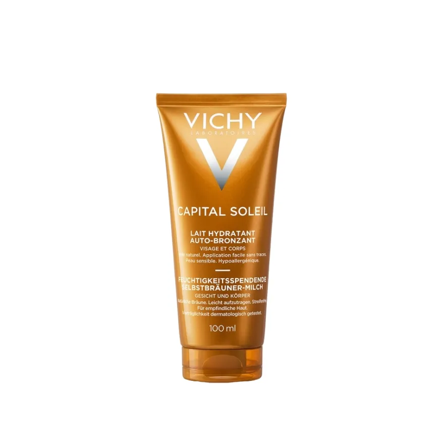 Vichy Ideal Soleil Moisturizing Self Tanning Milk Face & Body (100 ml)