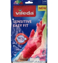 Vileda Handschoen sensitive easy fit L (1 paar)