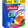Vileda Schuurspons Colors Anti-Kras (4 stuks)