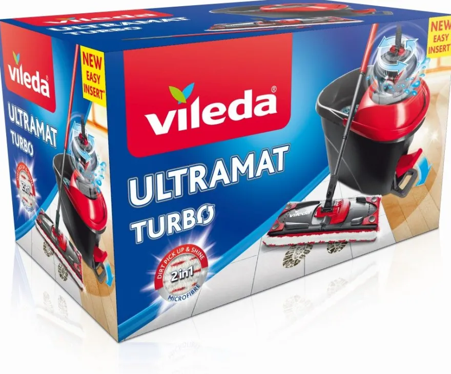 Vileda Ultramat Turbo – Set Van Reinigingsinstrumenten (1 stuk)