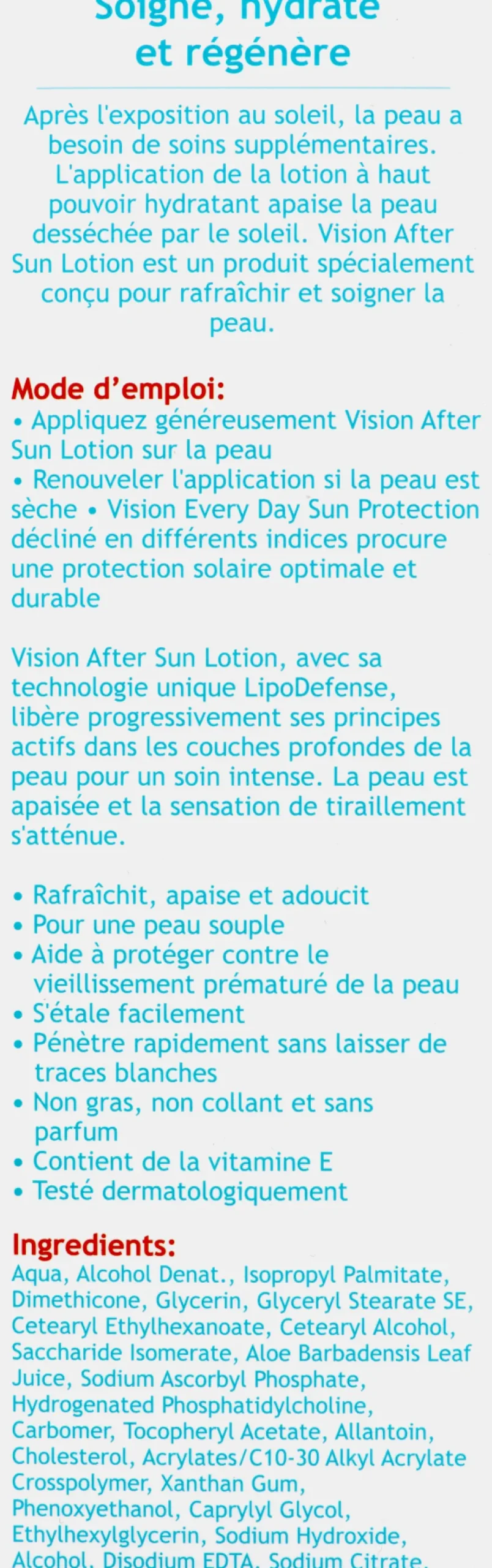 Vision After Sun Lotion (180 ml)