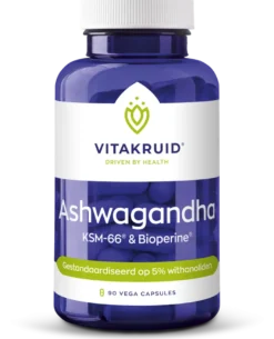 Vitakruid Ashwagandha 5% Withanoliden KSM-66® & Bioperine® (90 vega capsules)