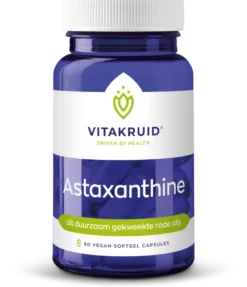 Vitakruid Astaxanthine Astapure® 4mg Duurzaam Gekweekte Alg (60 vega capsules)