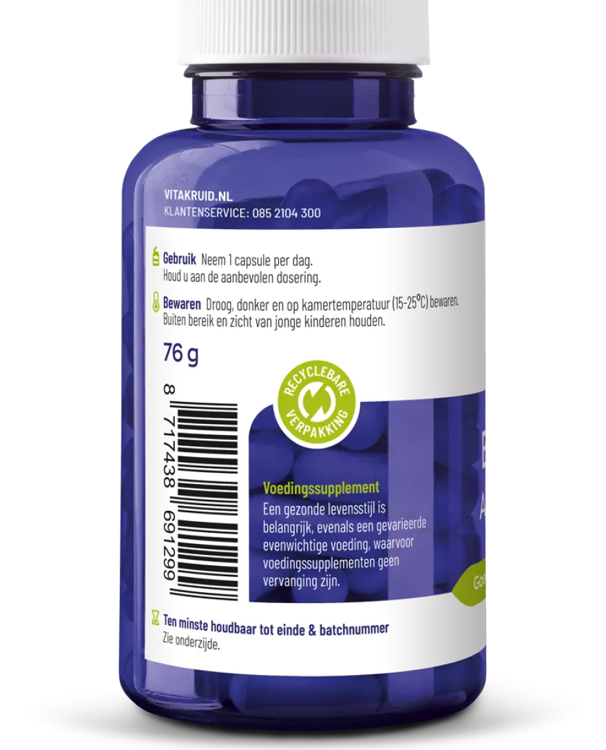 Vitakruid B-Complex Actief zonder B6 (90 vega capsules)