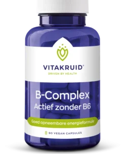 Vitakruid B-Complex Actief zonder B6 (90 vega capsules)