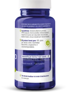 Vitakruid Berberine 500 Rebersa® 97-102% Berberine Zouten (90 vega capsules)