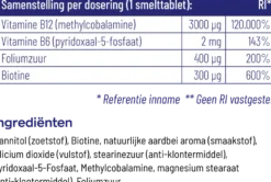 Vitakruid B12 Forte Plus® 3.000 met P-5-P Vitamine (60 tabletten)
