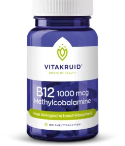 Vitakruid B12 1000 mcg Actief Methylcobalamine Vitamine (180 stuks)