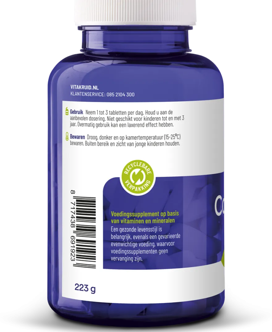 Vitakruid Calcium 400 & D3 uit Duurzame Rode Alg Aquamin TG® (90 kauwtabletten)