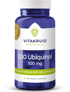 Vitakruid Co-Enzym Q10 Ubiquinol Actieve Vorm Kaneka® 100 mg (90 vega capsules)