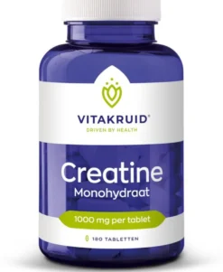 Vitakruid Creatine Monohydraat 1000mg (180 tabletten)
