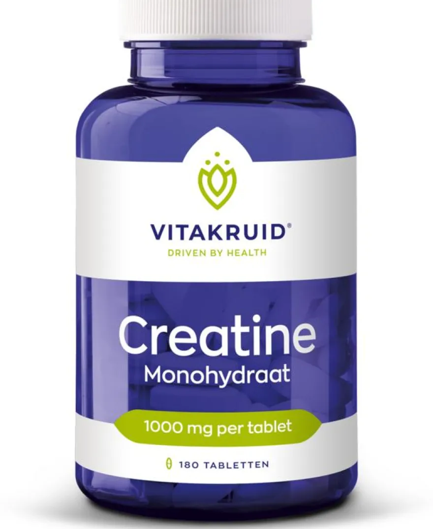 Vitakruid Creatine Monohydraat 1000mg (180 tabletten)