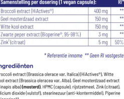 Vitakruid DIM Builder 400 mg Broccolikiem Extract Hiactives® (60 vega capsules)