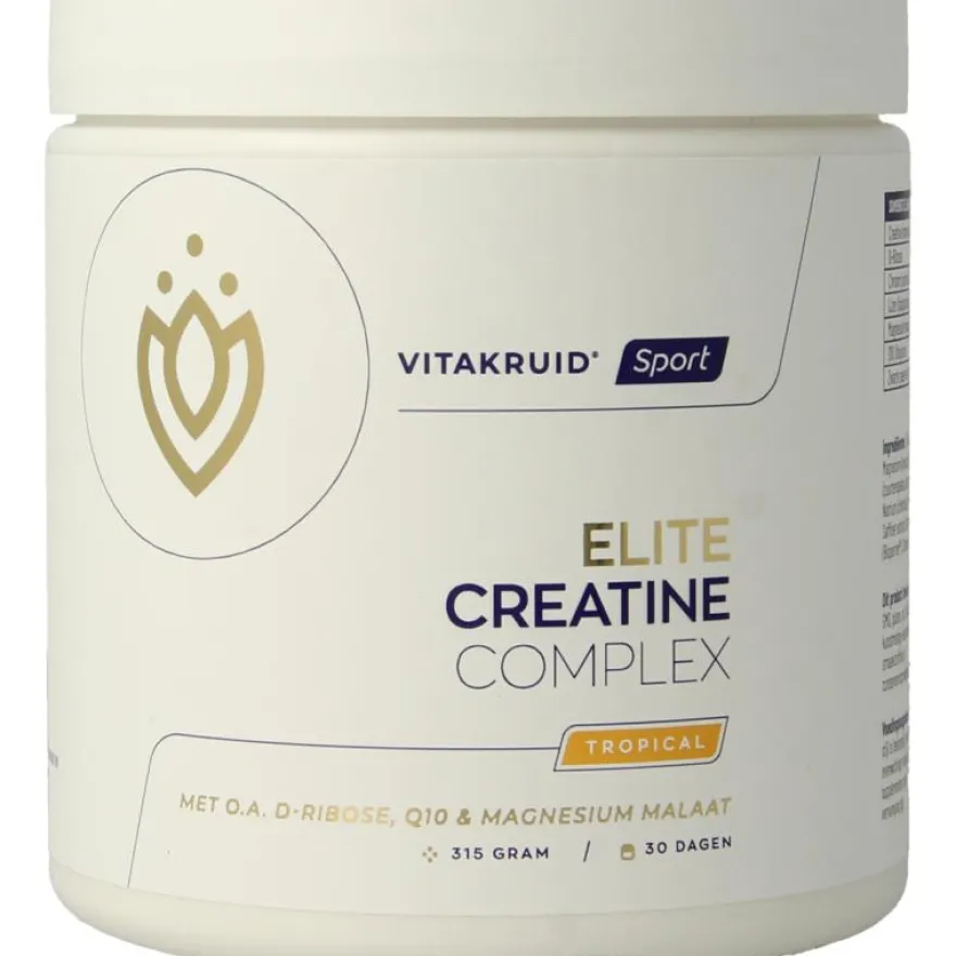 Vitakruid Elite Creatine Monohydraat Complex – Tropical (315 gr)