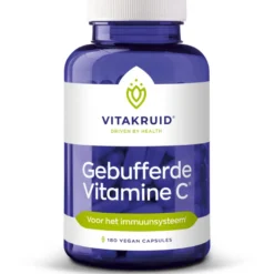 Vitakruid Gebufferde Vitamine C (180 vega capsules)